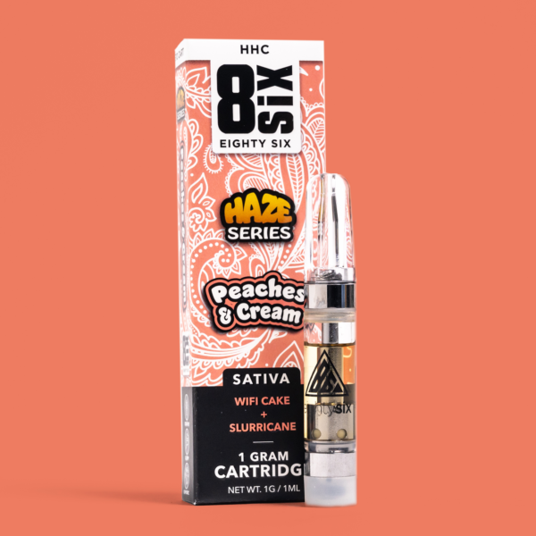 Peaches & Cream HHC Vape Cartridge (WiFi Cake)