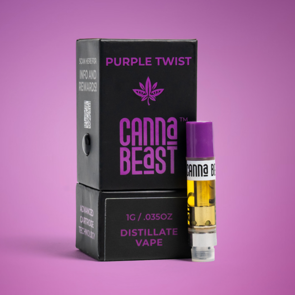 Canna Beast – Purple Twist Delta-9 THC Vape Cartridge