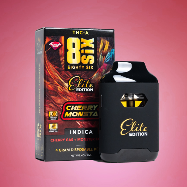 Cherry Monsta Elite Edition THCa 4G Disposable Vape (Cherry Gas)